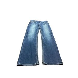 Bke Buckle Boys Dark Wash Jake Straight Jr Jeans! 16R 28x28